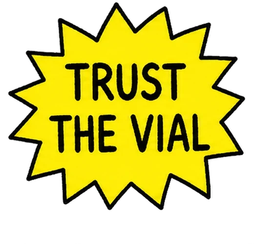 Trust the vial badge